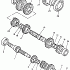 Virago 750 Трансмиссия