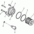 Virago 750 Маслянный фильтр