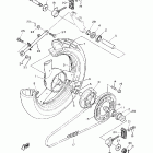 FZR600R Заднее колесо