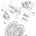 FZR1000 Передний тормозной суппорт