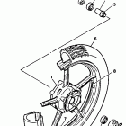 Virago 750 Переднее колесо