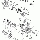 TDM 850E Коленчатый вал и Поршень