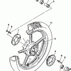 XV1100E/XV1100EC Переднее колесо