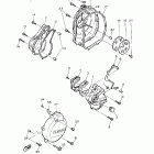 FZR600R Крышка картера двигателя
