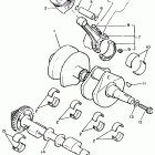 VMX 1200 Коленчатый вал и Поршень