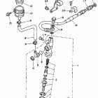 WR 250 Задний торм цилиндр