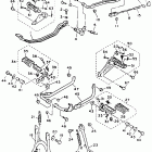 Virago 750 Подножки