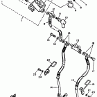 Virago 750 Главный тормозной цилиндр,передний