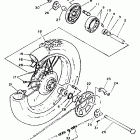 XT 225 Заднее колесо