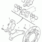 XVZ 1300 Задний суппорт тормозной