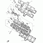 FZR600R Головка цилиндра