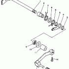 XT 350 Вал переключения