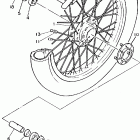 VIRAGO 535-XV535EC/XV535E Переднее колесо