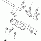 FJR 1200 Shift cam-fork