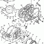 XV750E/XV750EC Крышка картера двигателя