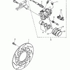 XT 600E Задний суппорт тормозной