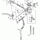 XJ 600S Главный тормозной цилиндр,передний