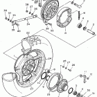 Virago 750 Заднее колесо