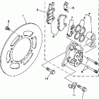 WR200RD Передний тормозной суппорт
