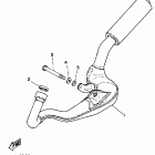 YSR 50 Выхлопная система