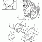 XJ 600S Крышка картера двигателя
