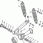 XV1100D/XV1100DC Подвеска задние амортизаторы