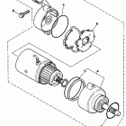 XV750DC/XV750D Стартер электрический