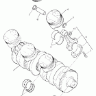 FZR 1000 Коленчатый вал и Поршень