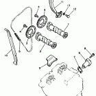XT350D Цепь механизма газораспределения