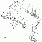WR 250 Вал переключения