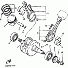 XV 1000 Коленчатый вал и Поршень
