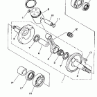 YSR 50 Коленчатый вал и Поршень