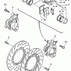 Virago 750 Передний тормозной суппорт