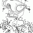 XV1100D/XV1100DC Fuel tank california model