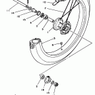 XT350D Переднее колесо