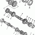XV1100D/XV1100DC Трансмиссия
