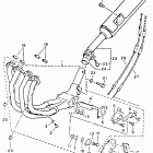 FZR 600RD Выхлопная система