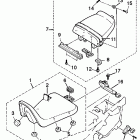FZR600RD Сидение