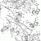 XV750DC/XV750D Впускная система