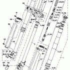 WR 250 Передняя вилка
