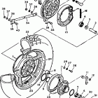 XV1100D/XV1100DC Заднее колесо