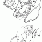 YZ 250 Крышка картера двигателя