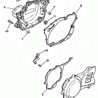 XT350D Крышка картера двигателя