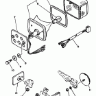 XT350D Фонарь задний