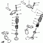 XV1100D/XV1100DC Клапана
