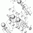 FZR600RD Коленчатый вал и Поршень