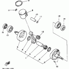 YZ 125 Piston & con rod assembly