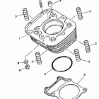 XT350D Цилиндр