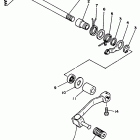 XT350D Вал переключения
