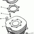 WR500ZD Цилиндр